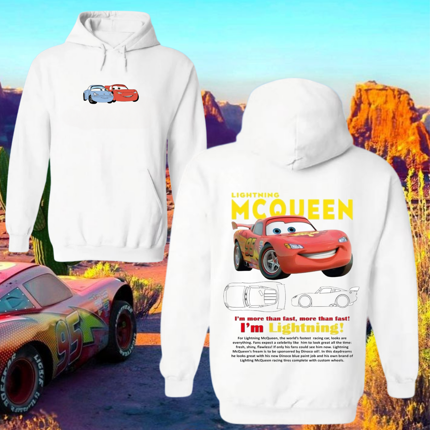 Sudadera Rayo Mcqueen