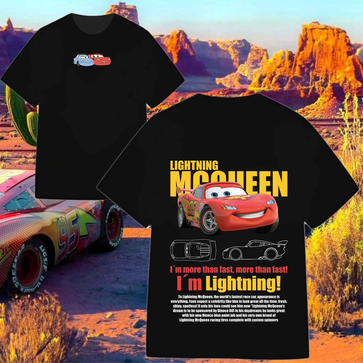 Felpa Saetta Mcqueen