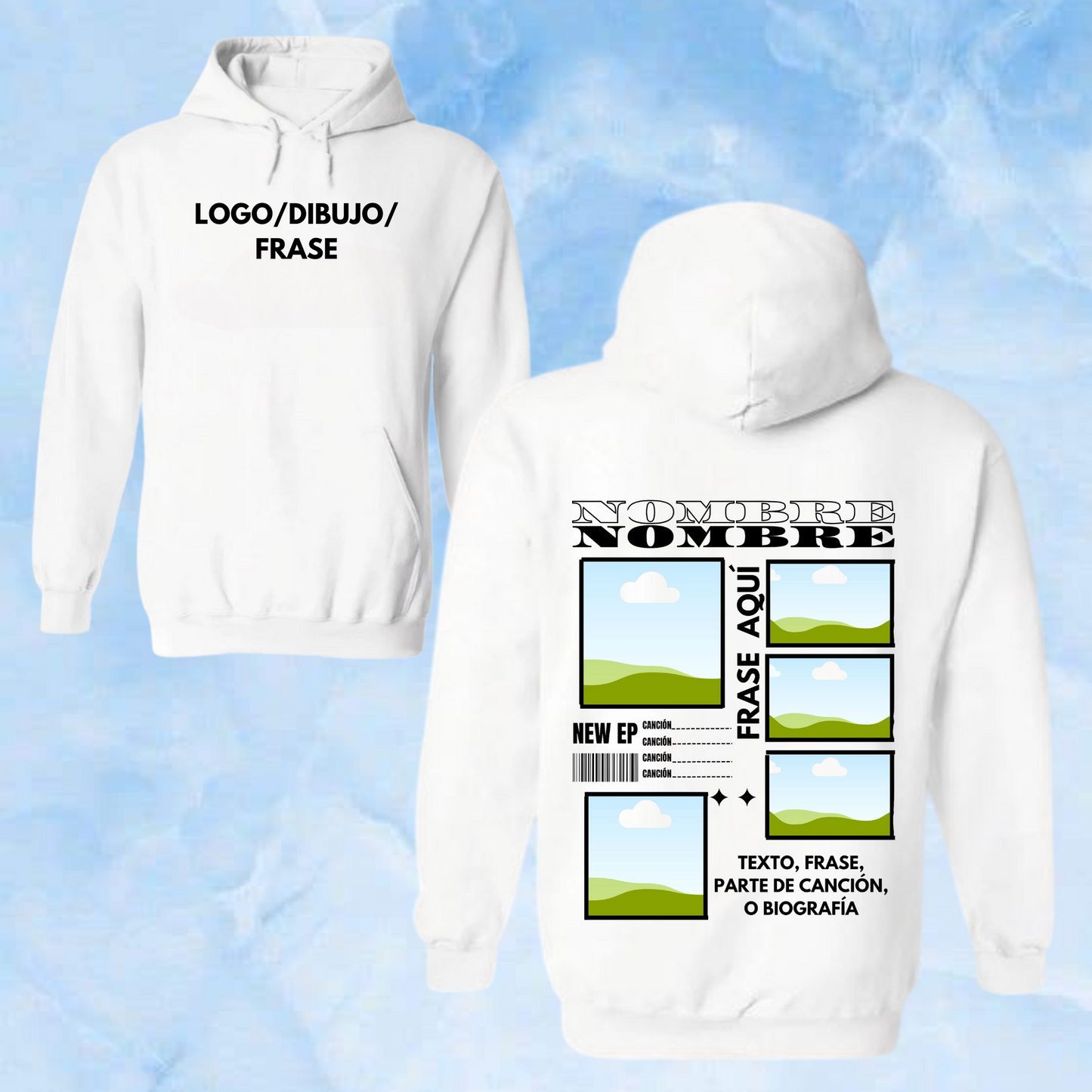 Sudadera personalizable (leer descripción para hacerla)