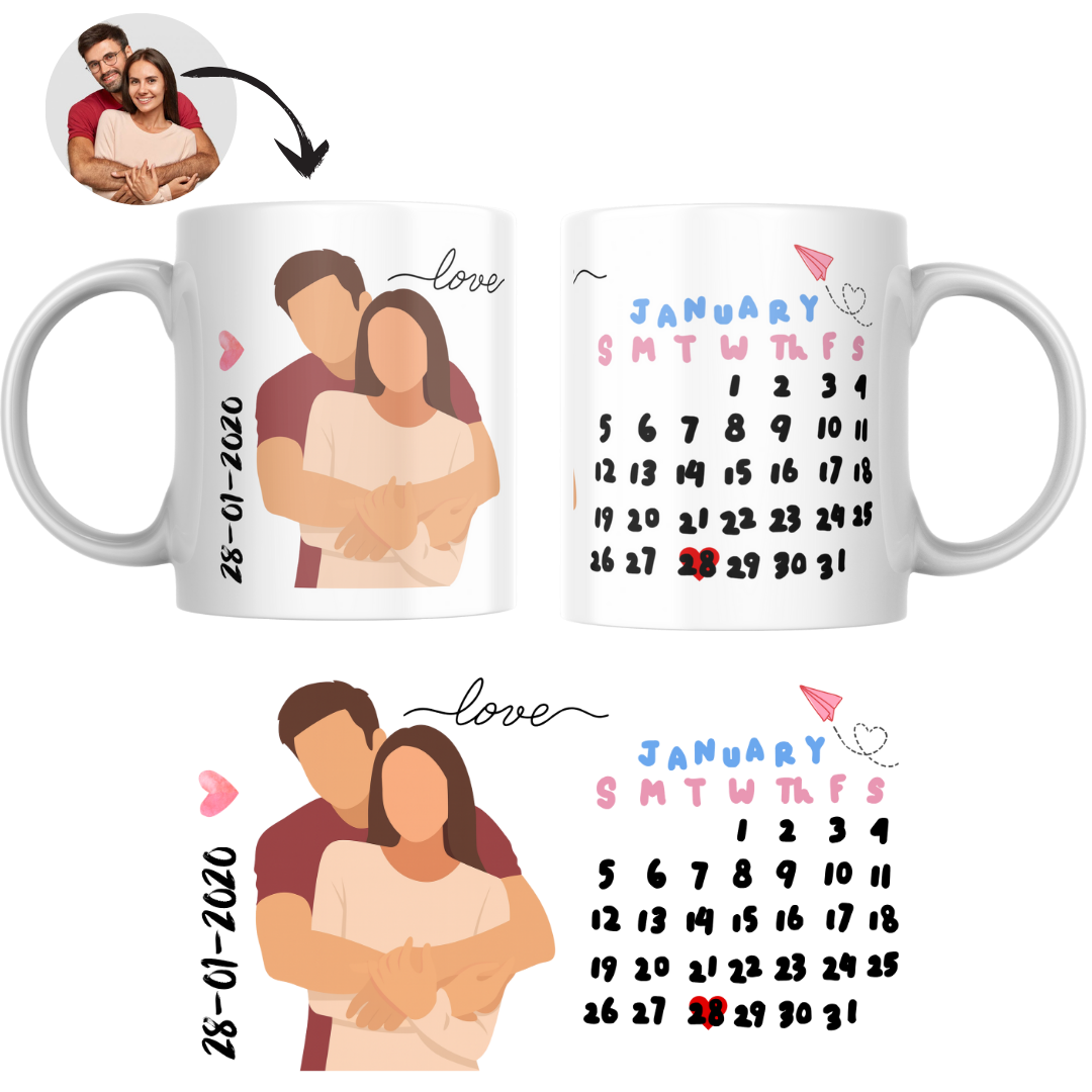 Ilustración Fecha Amor