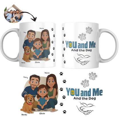 Mascota - Familia ilustración