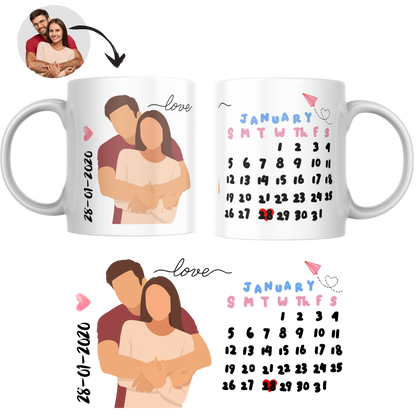 Ilustración Fecha Amor