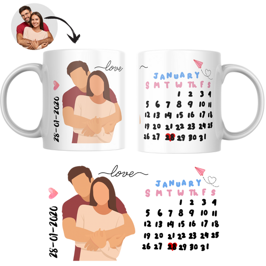 Ilustración Fecha Amor
